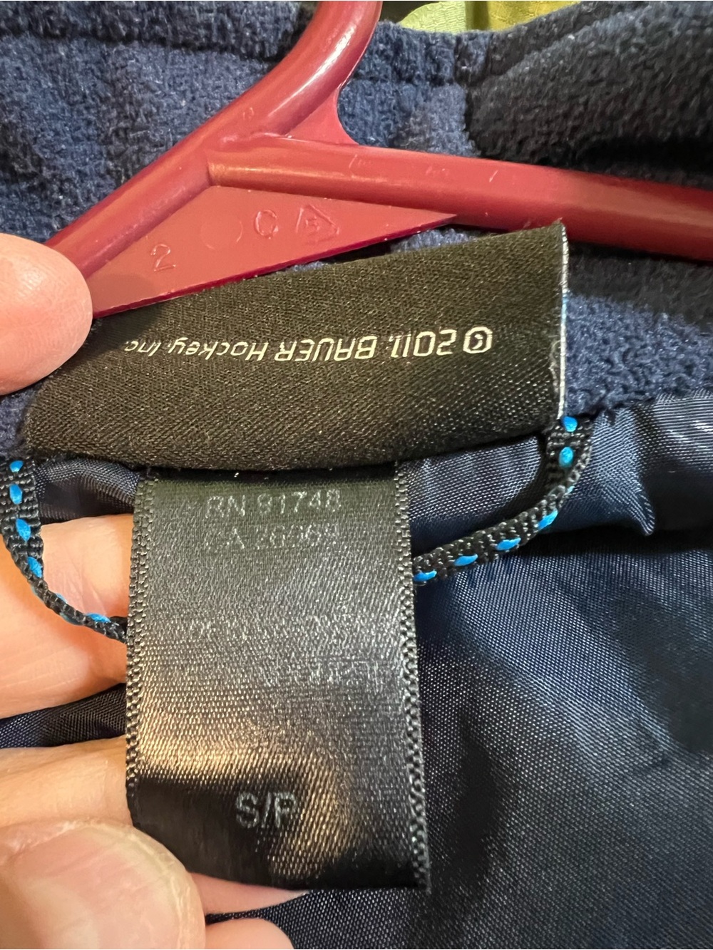 Bauer Navy Blue Performance Softshell Jacket - Picture 6 of 16